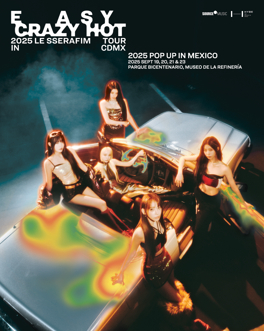 LE SSERAFIM 2025 POP UP IN MEXICO