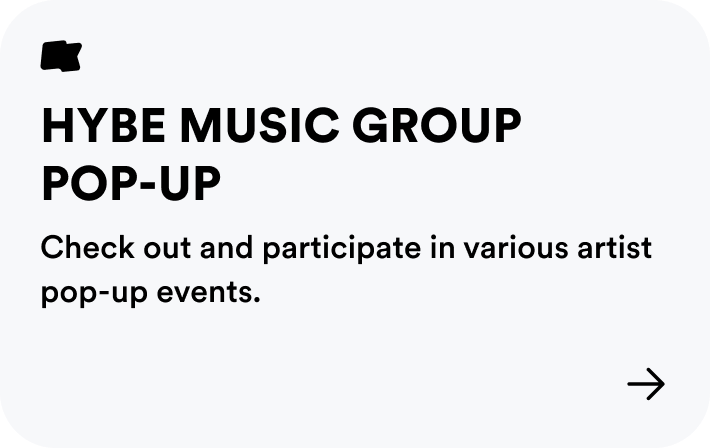HYBE MUSIC GROUP POP-UP