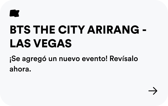 BTS THE CITY ARIRANG - LAS VEGAS