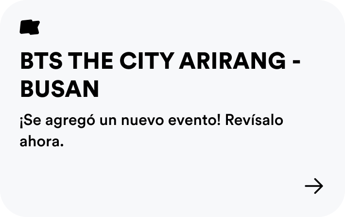 BTS THE CITY ARIRANG - BUSAN